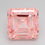 Thumbnail: Pink Asscher (Square Emerald) Cut Diamond
