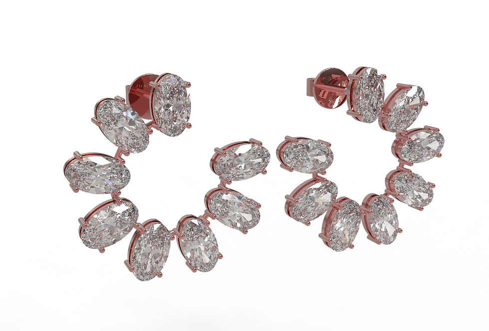 Thumbnail: Oval Éclat Hoops