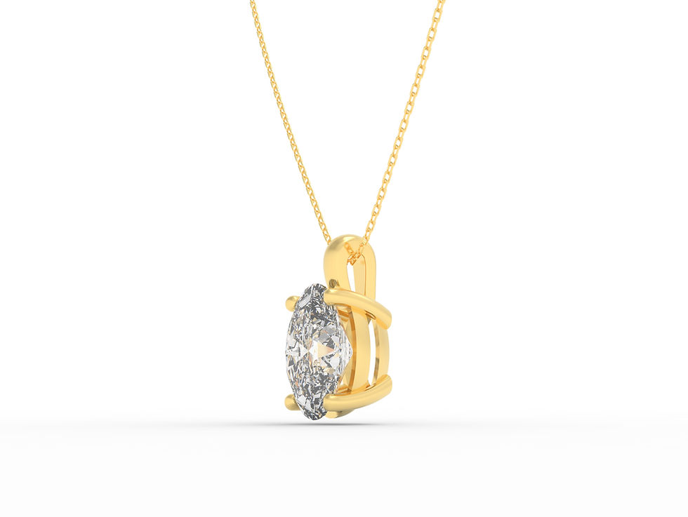 Thumbnail: Six Carat Collection - Six Carat Oval Shape Diamond Pendant