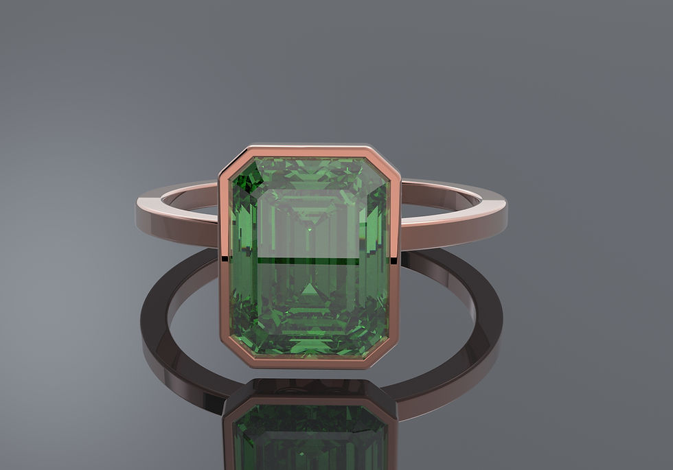 Thumbnail: 2.09 Carat, Fancy Vivid Green - Emerald Cut Diamond