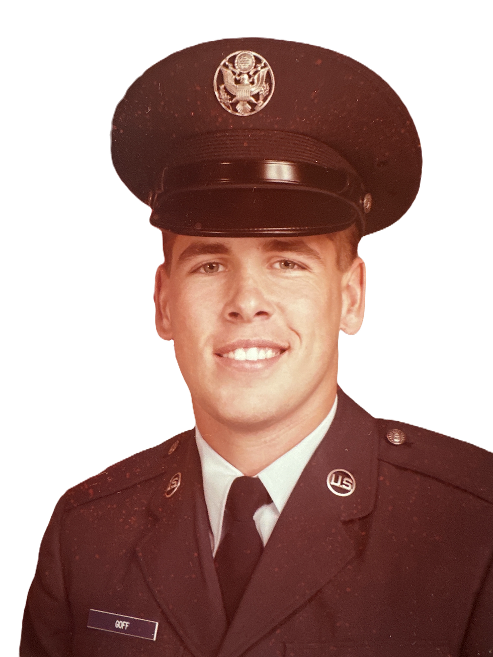 Current police officer old army photograph, From army to police officer