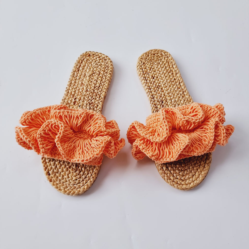 Thumbnail: woven platform slippers