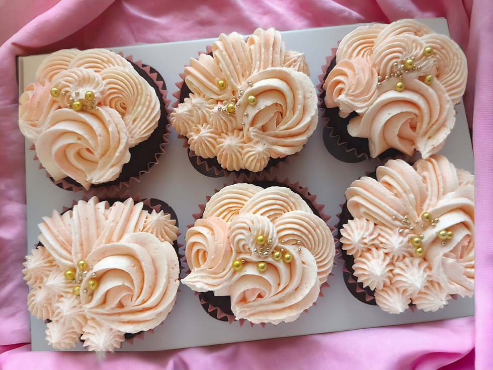 Luxury buttercream cupcakes