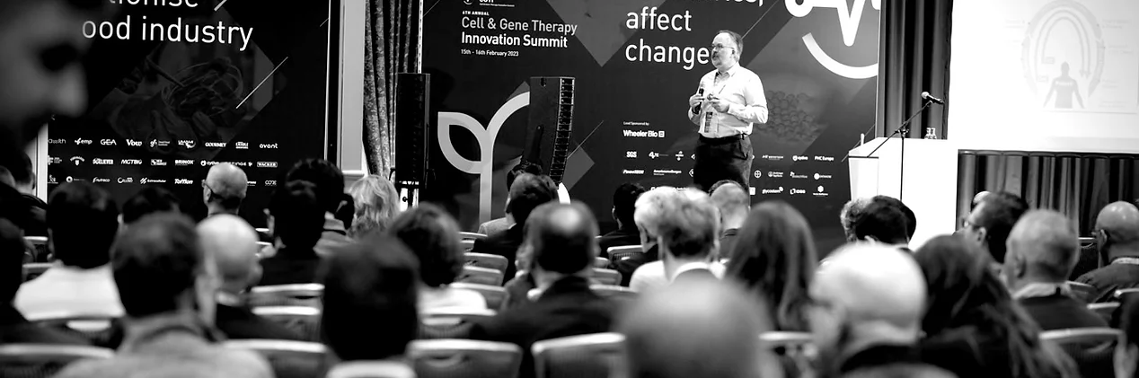 Jens H. Vogel, SVP & Global Head of Biotech at Bayer presenting his keynote presentation at The 16th Annual Bio Innovation Leaders Summit #BILS 2024 & The 7th Annual Cell & Gene Therapy Innovation Leaders Summit #CGTI 2024 and The Annual Meat Evolution Leaders Summit #MEVO