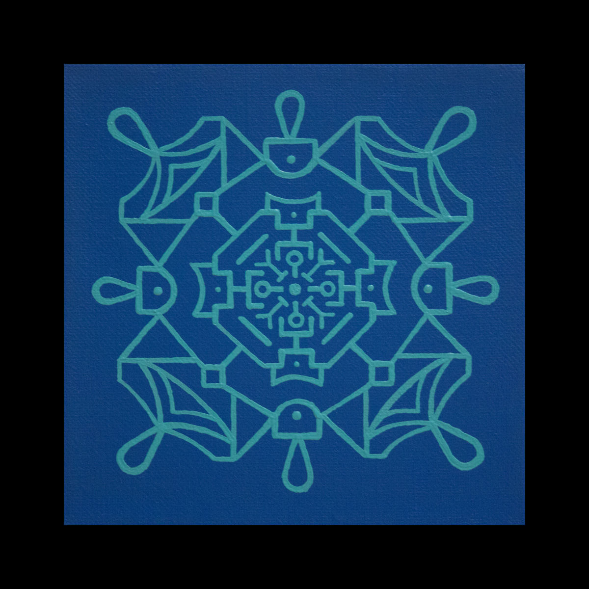 "A Drop In The Ocean" 6 x 6 inch acrylic painting