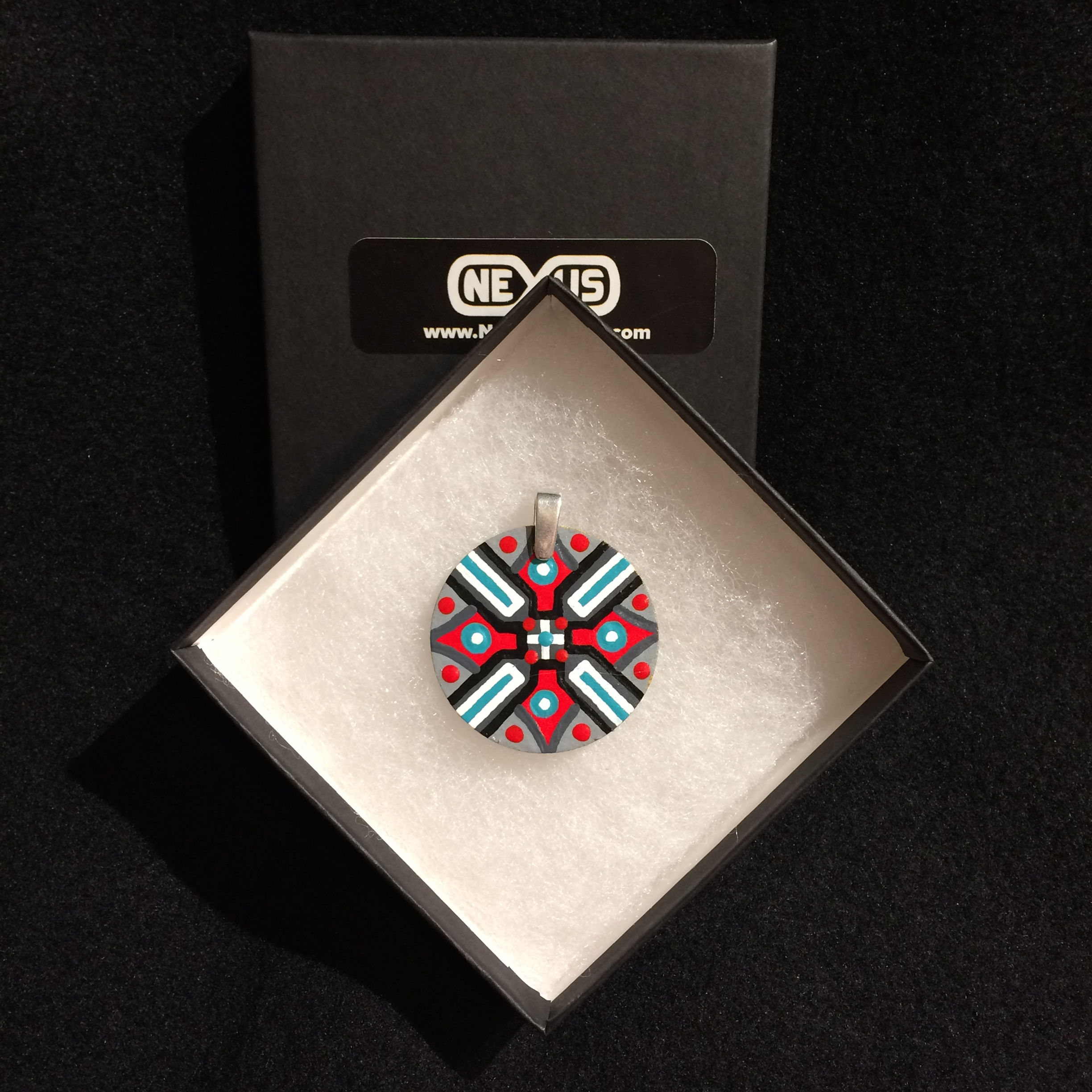 Pendant 158 - 1.75" Round Mandala