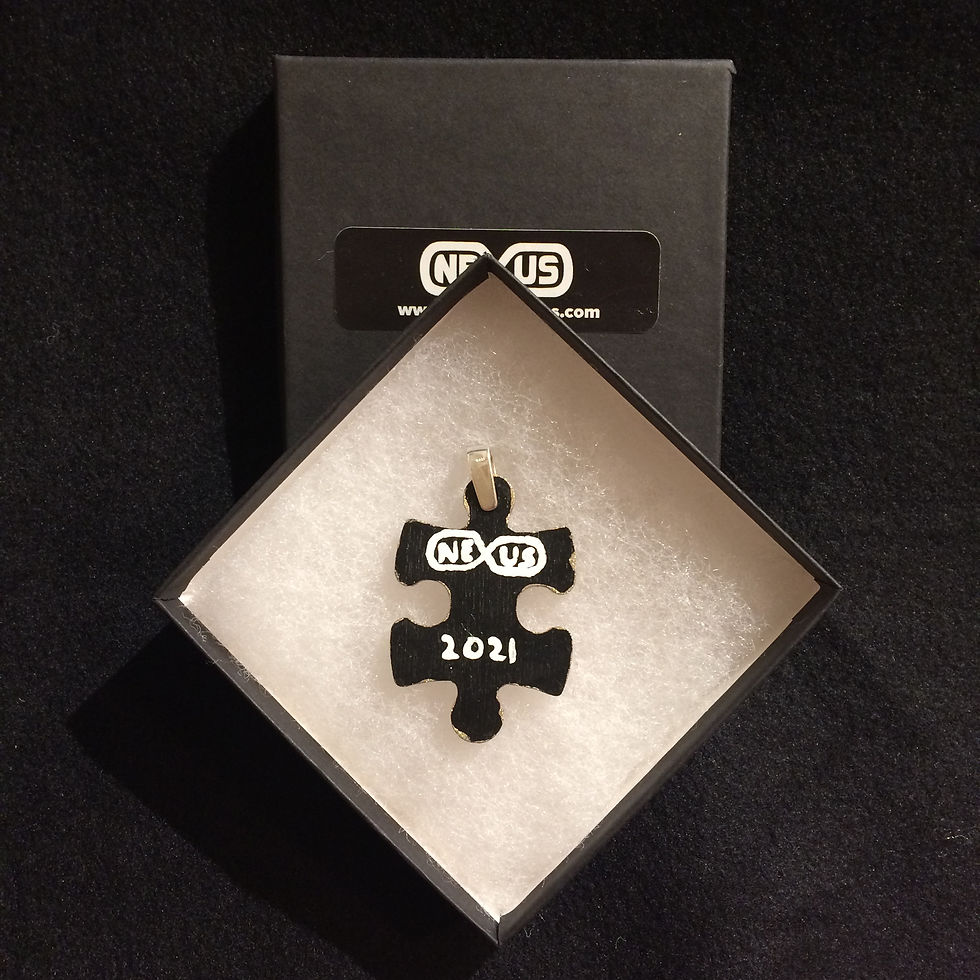 Thumbnail: Pendant #204 - 2.25" Puzzle Piece