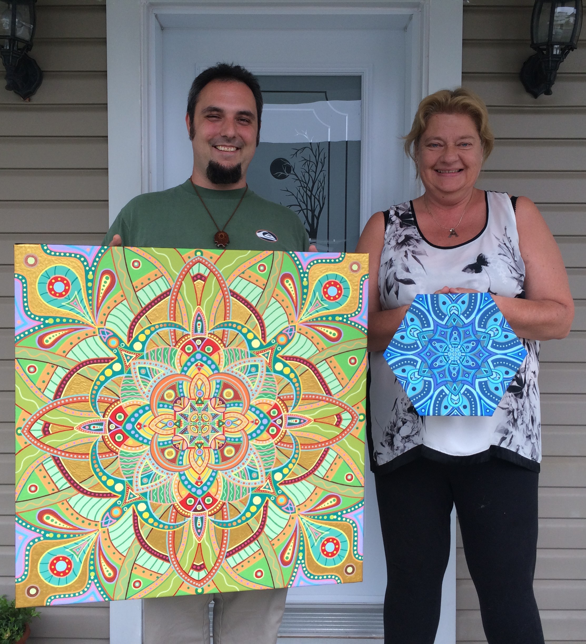 A Happy Mandala Art Patron
