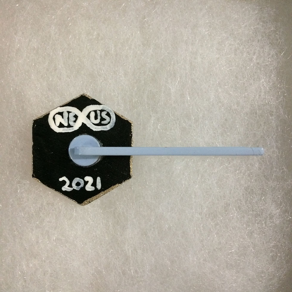 Thumbnail: Hair Pin #25 - 1.25" Hexagonal