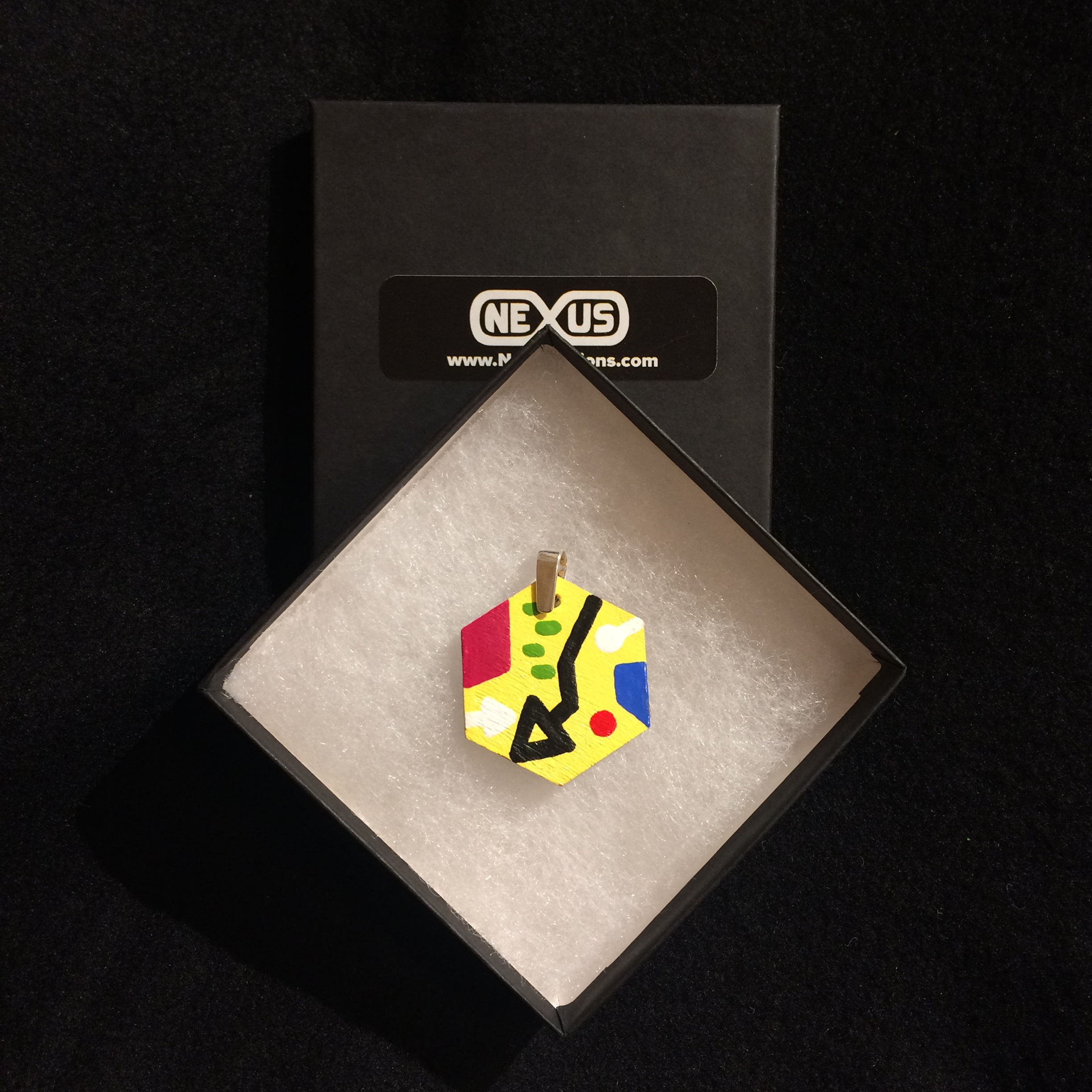 Pendant 86 - 1.75" Hexagonal (Vertical)