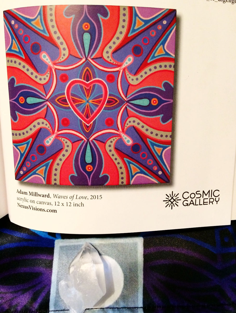 Waves of Love Mandala Painting by Adam Millward