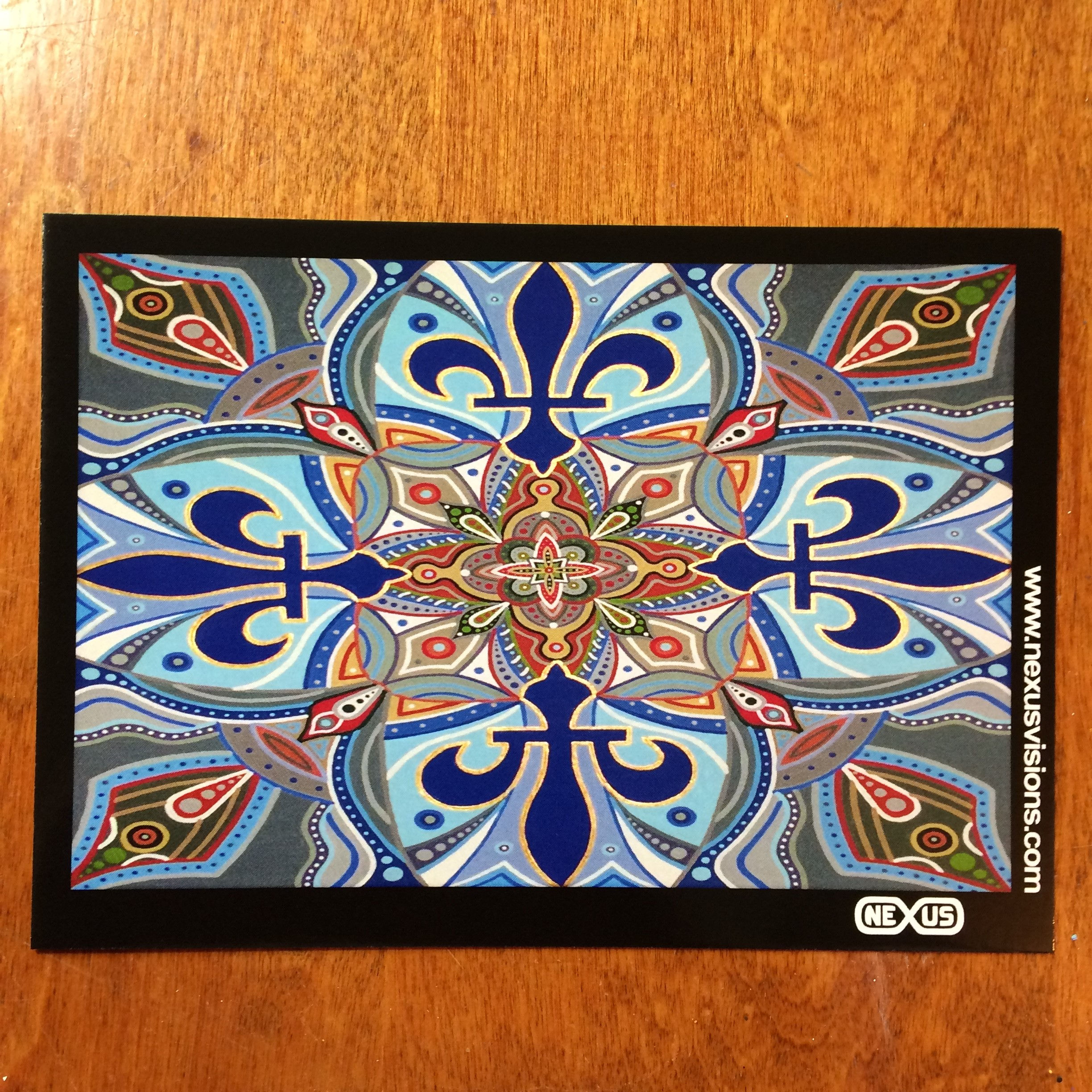 Quebec Mandala 5 x 7 inch print, unsigned, unframed