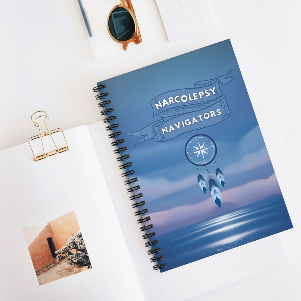 Narcolepsy Navigators Spiral Notebook 