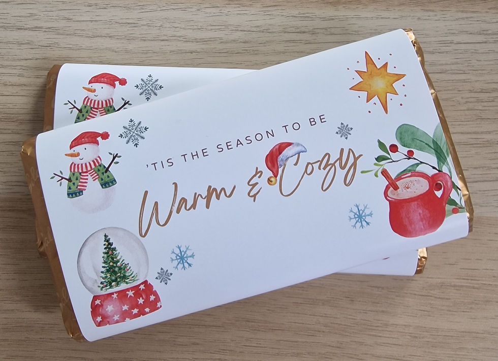 Thumbnail: Personalised Santa Galaxy chocolate Christmas stocking filler for kids
