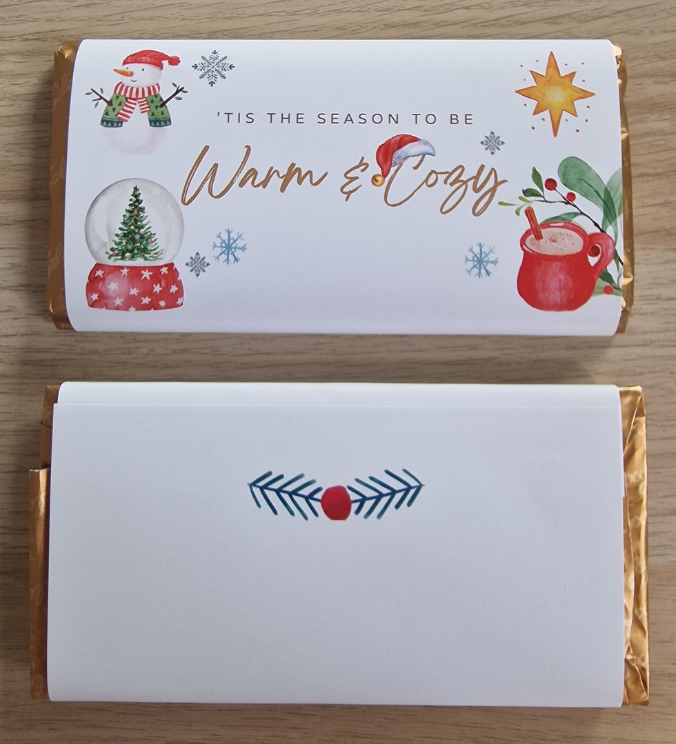 Thumbnail: Personalised Santa Galaxy chocolate Christmas stocking filler for kids