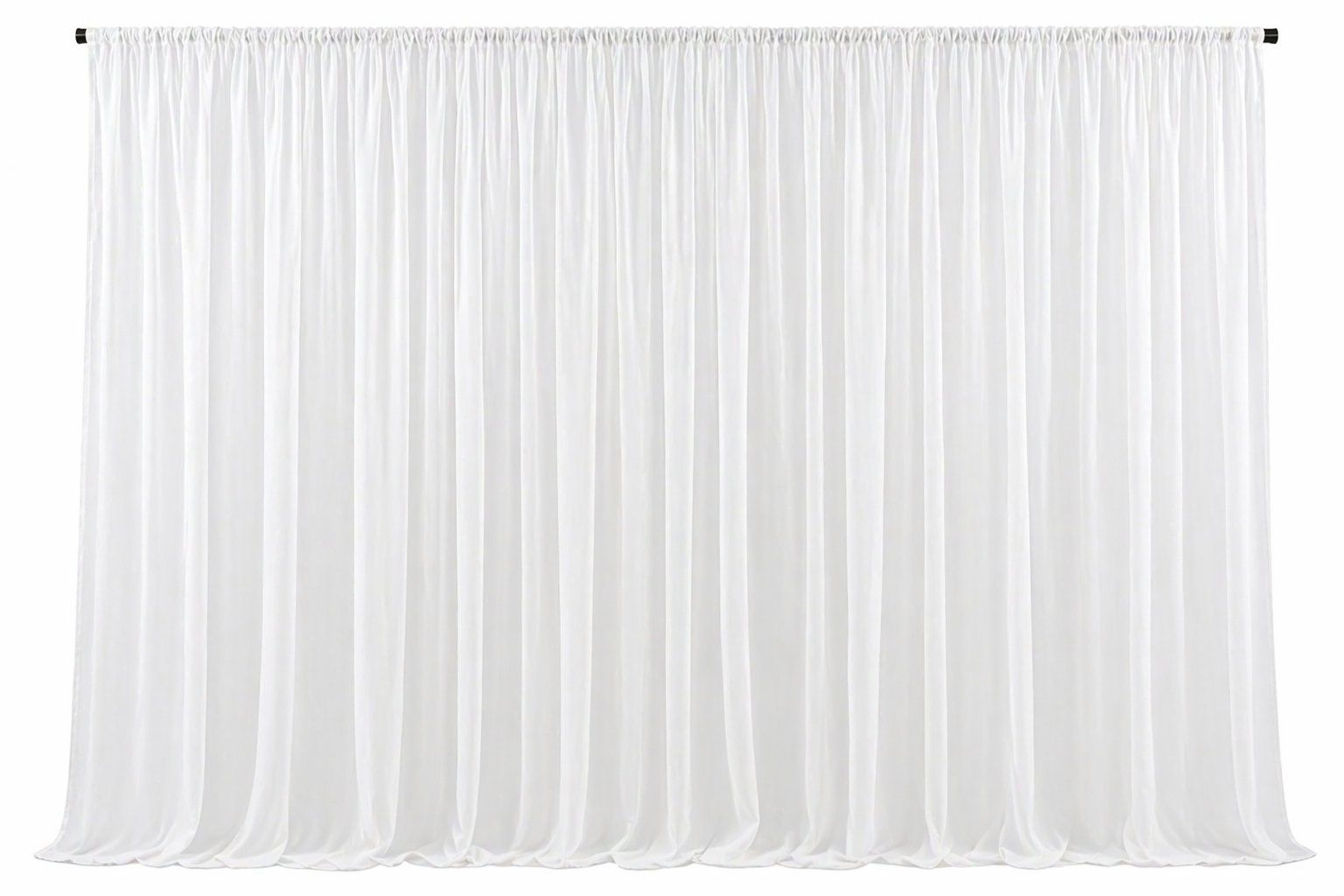 Rideau de voile - Blanc
