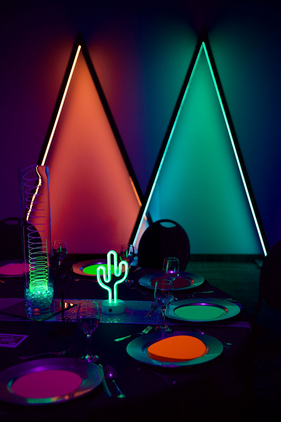 Miniature : Triangle lumineux LED