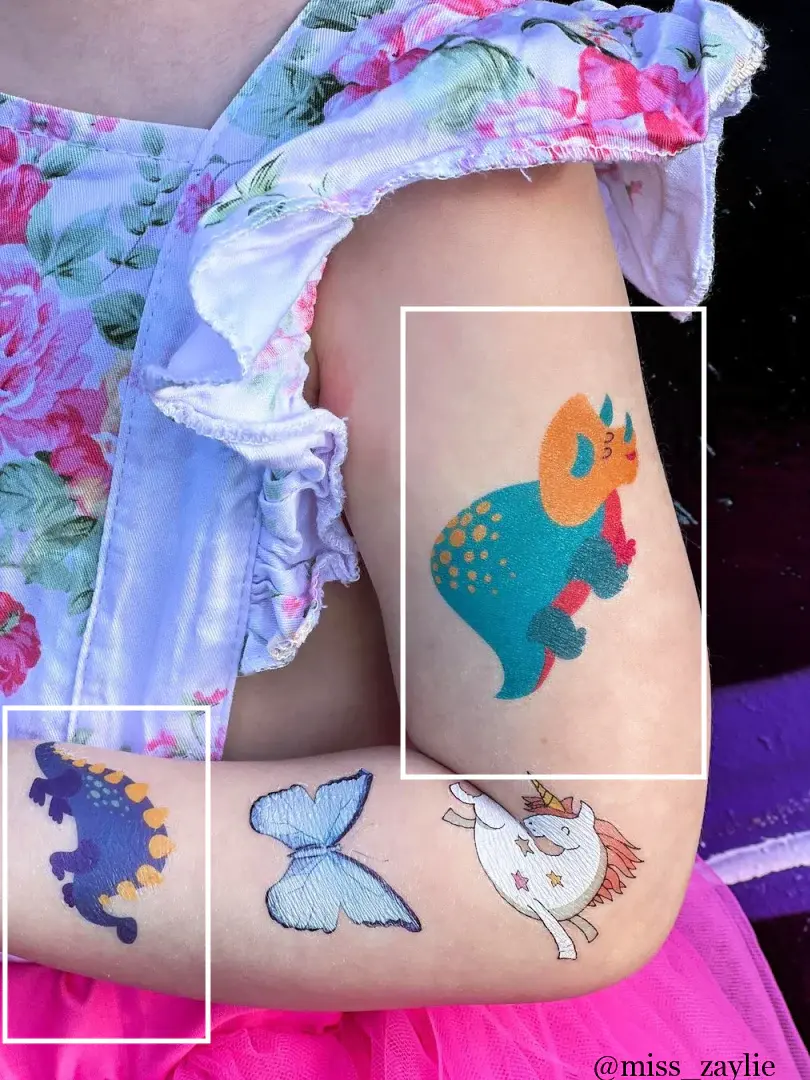 縮圖：設計師品牌轉印貼紙 — 可愛恐龍