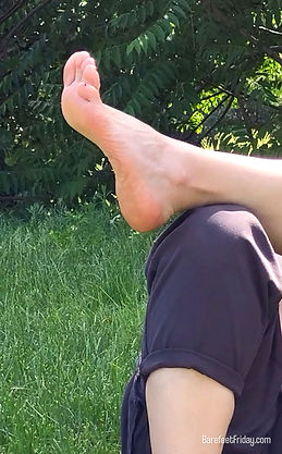 girl soles close up