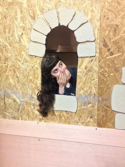 In a tall, tall tower