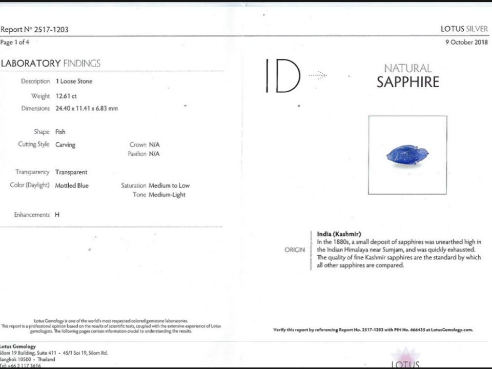 ภาพขนาดย่อ: Sapphire 12.61ct