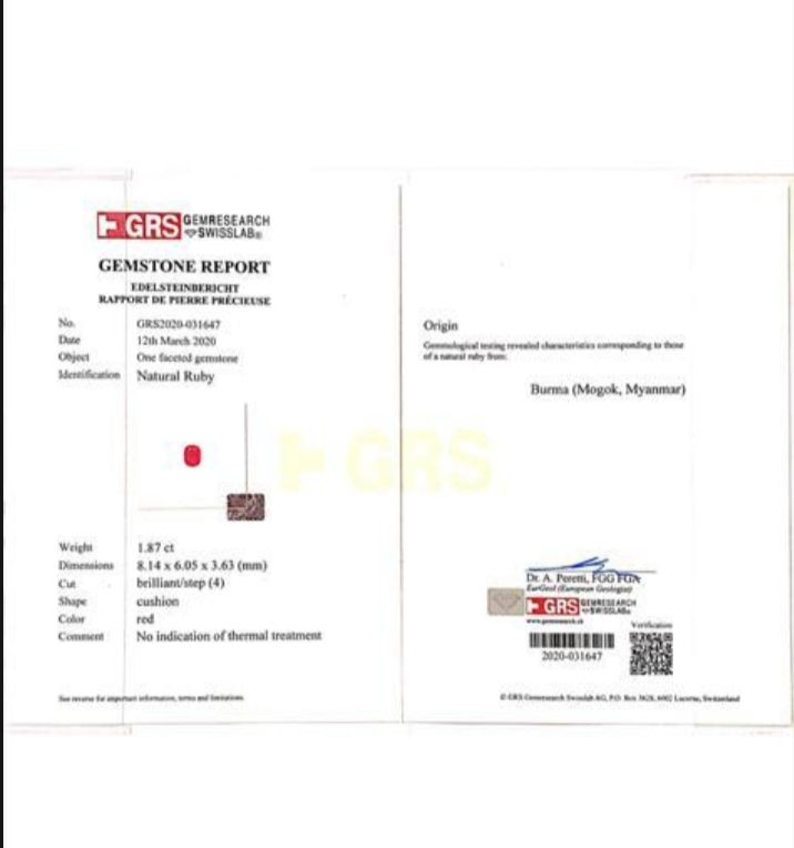 ภาพขนาดย่อ: Ruby 8.71ct