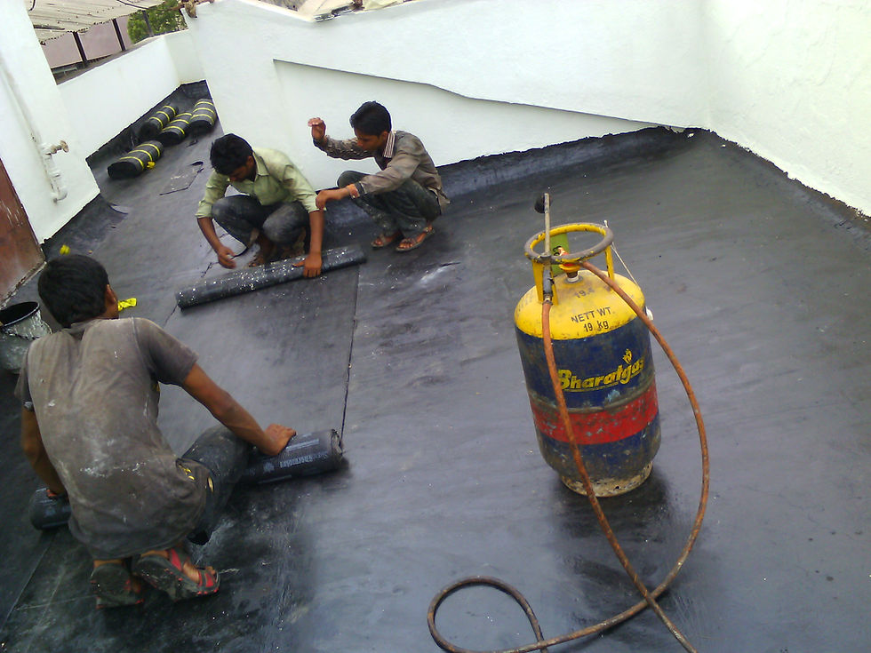 Membrane sheet waterproofing