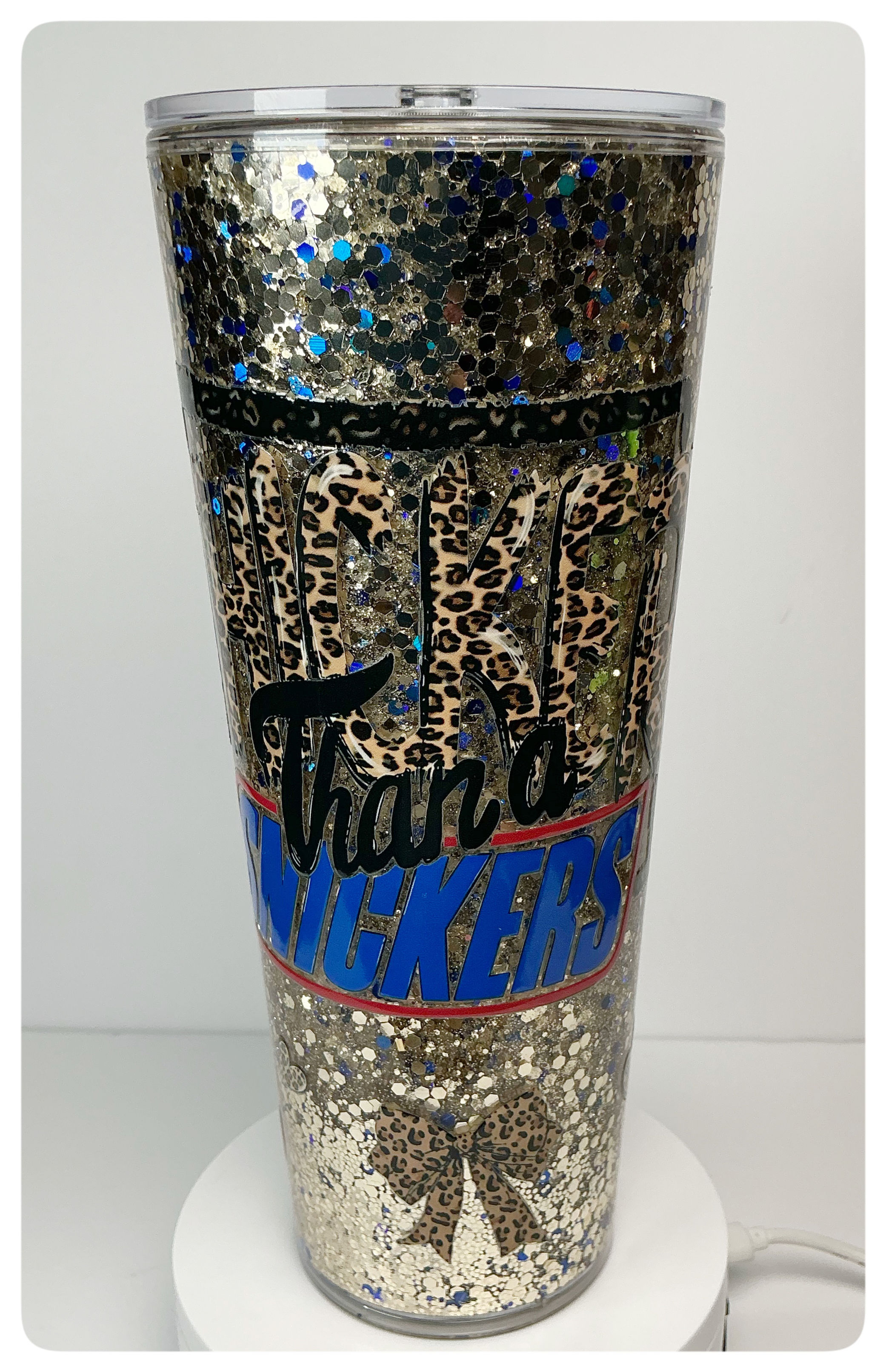 Pre - Made 24oz Acrylic Snow Globe