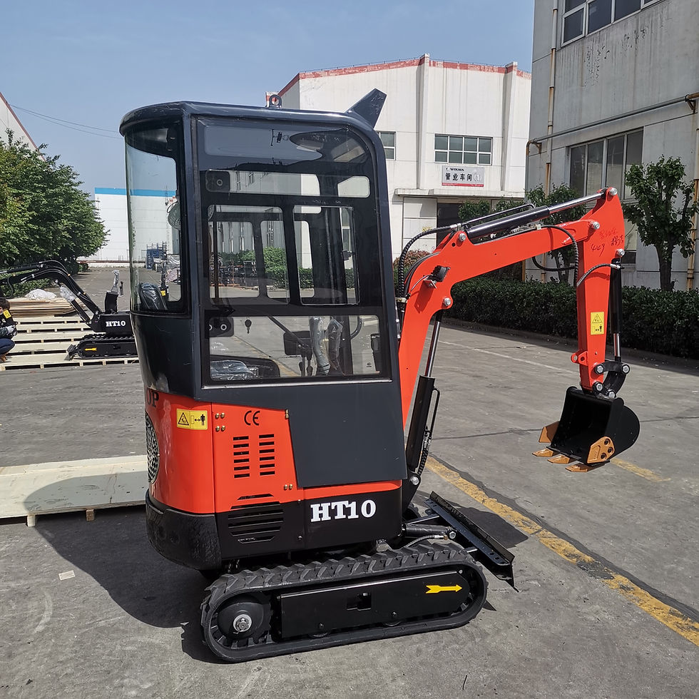 Thumbnail: 2021 New CE EPA Chinese 1ton Crawler Excavator Mini Small Digger With Closed