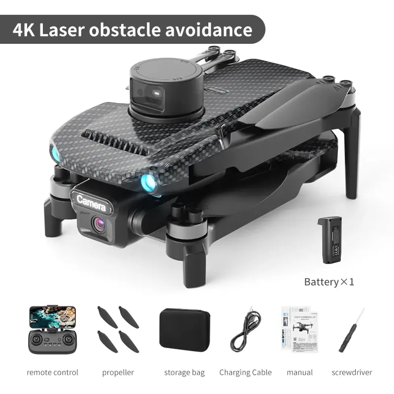Thumbnail: Drone U99 GPS  4K HD Dual Camera 5G Wifi Quadcopter Automatic Obstacle Avoidance