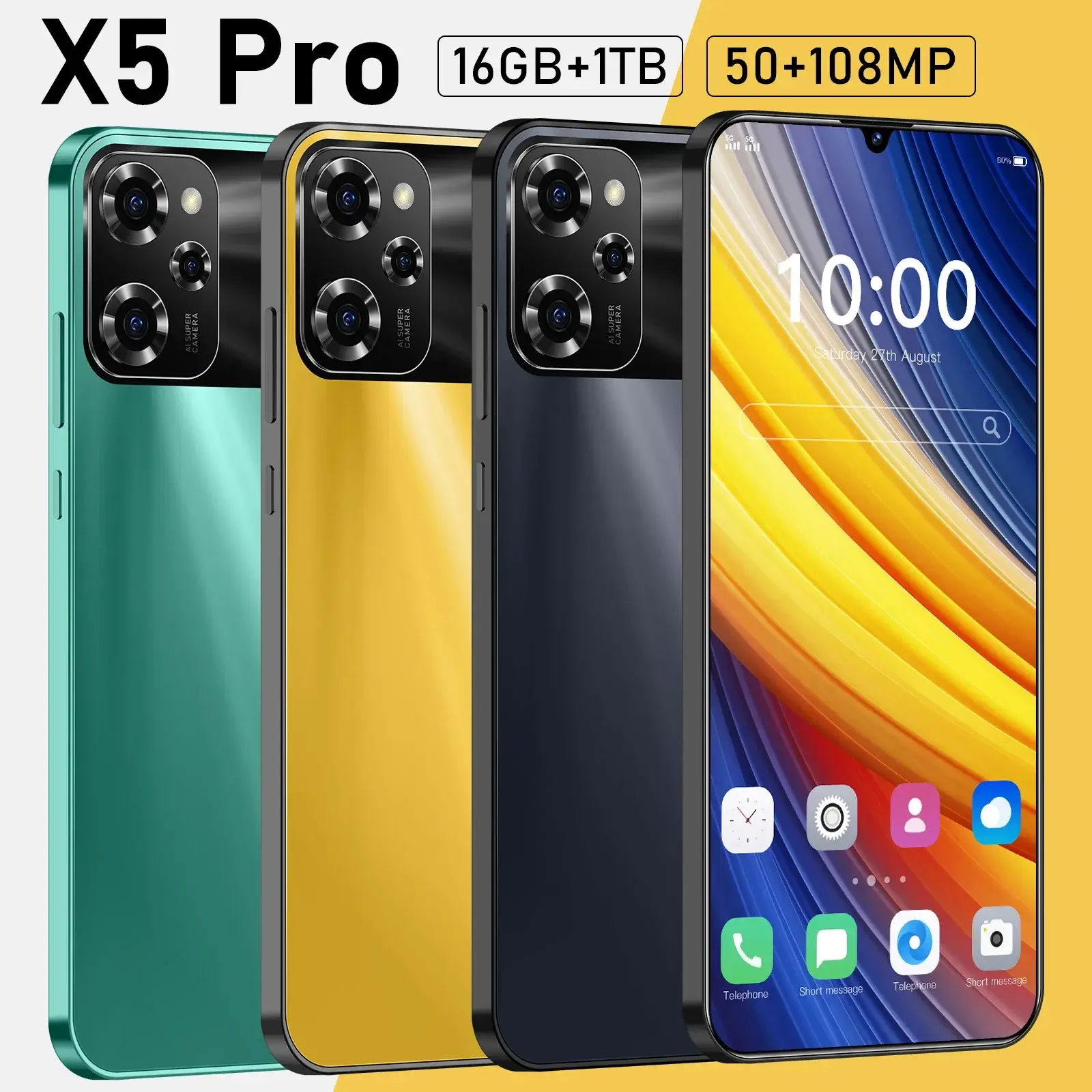 Original X5 Pro SmartPhone 7.0 HD Screen