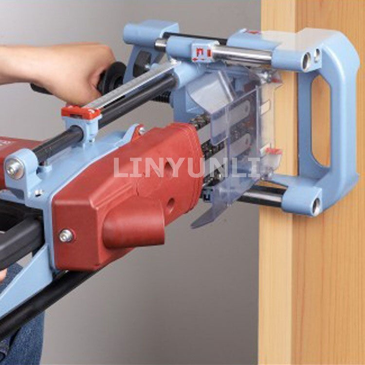Thumbnail: Slot Machine Wooden Door Slotting Machine Square Hole Door Lock Installation
