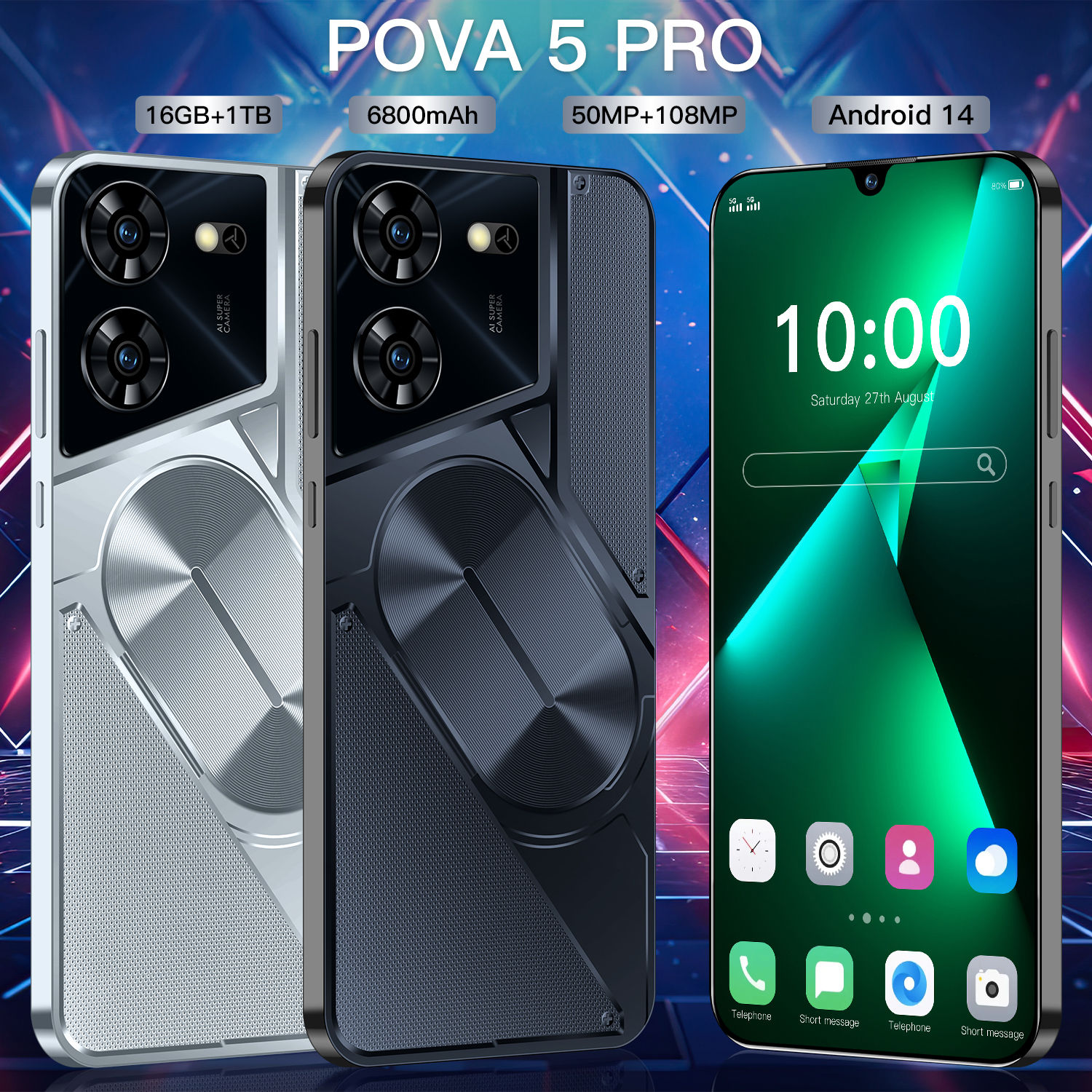 Original Pova 5 Pro Smartphone Global Version