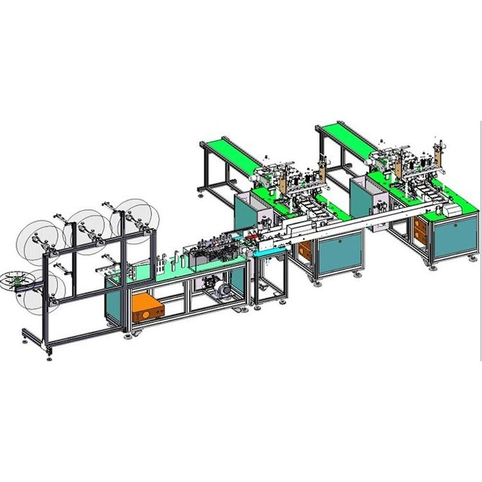 Thumbnail: Full Automatic 3-Layer Mask Production Machine Face Mask Automatic Machine
