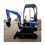 Thumbnail: 1.2 Ton Mini Crawler Excavator With Timer New Console Good Quality