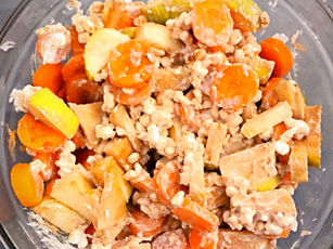 Insalata invernale di fiocchi di latte