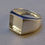 Thumbnail: Mens Classic Square Signet Ring