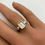 Thumbnail: Emerald Double Crystal Ring