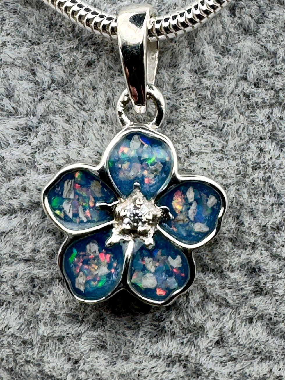 Thumbnail: New Forget Me Not Pendant