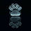Thumbnail: Paw Pandora Charm with Crystals