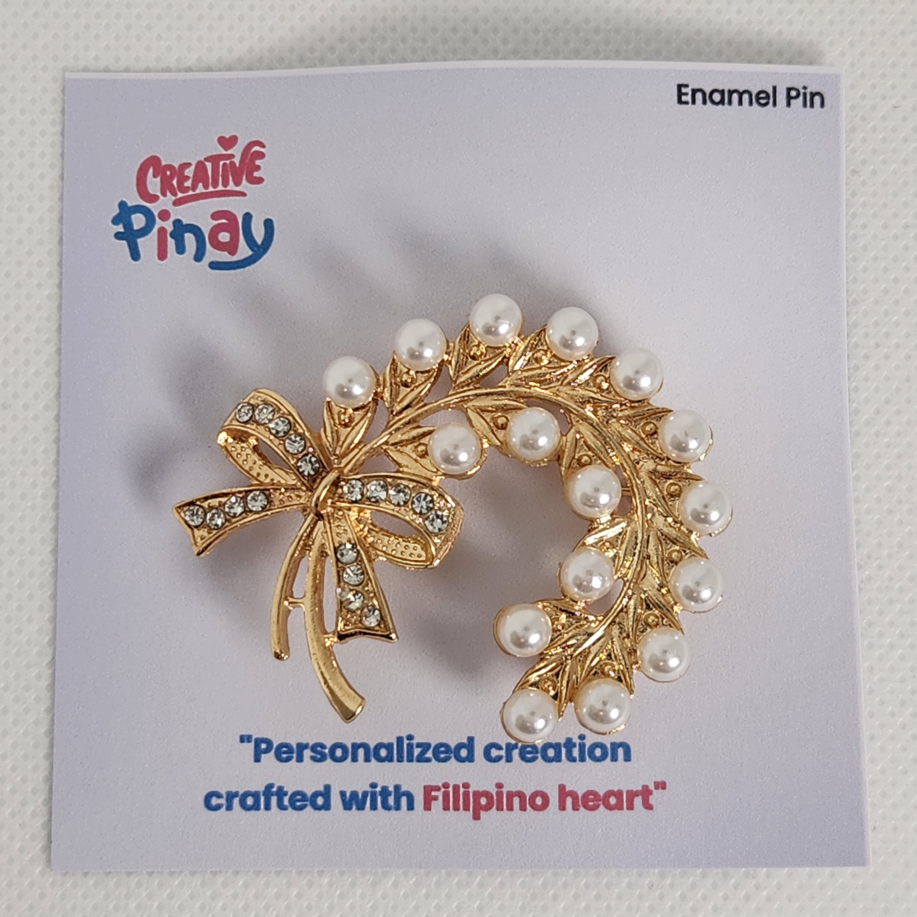 Metal Brooch Diamond