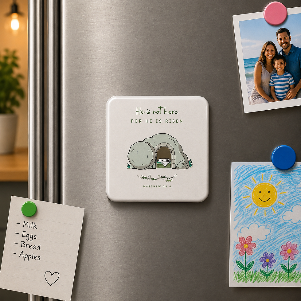 Thumbnail: 2x2 inches Faith-based Fridge Magnet