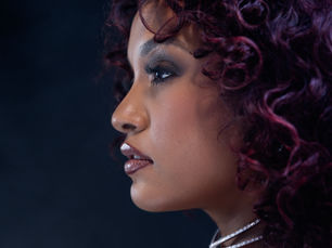 Musical artist Alex Isley in a profile shot