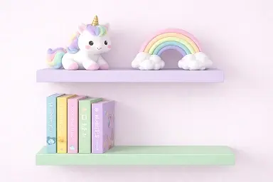 למדפים צפים לחדרי ילדים