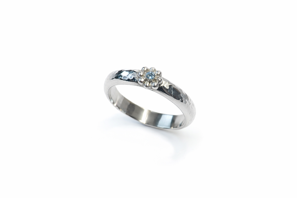 Sterling silver Topaz ring