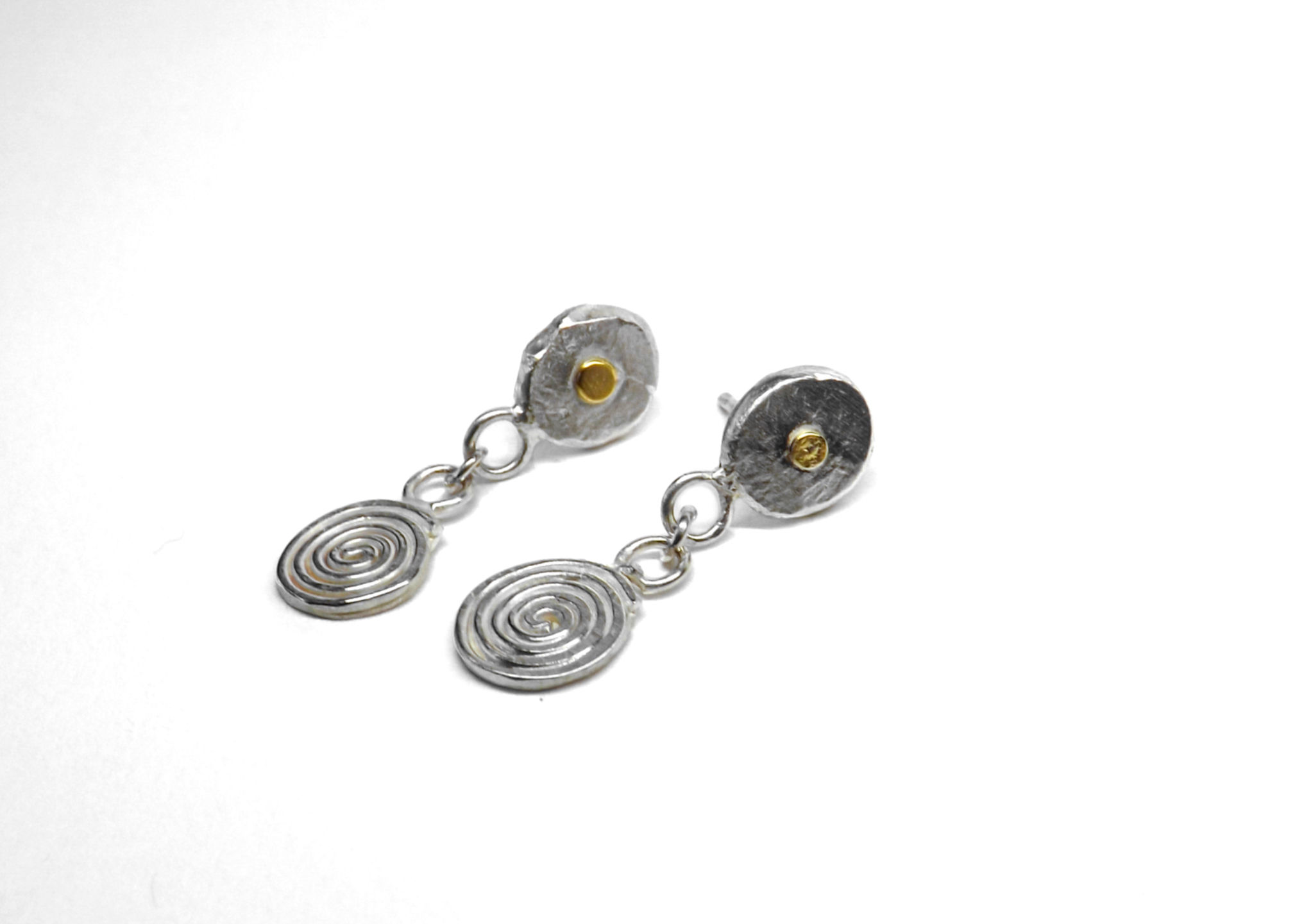 Spiral earrings
