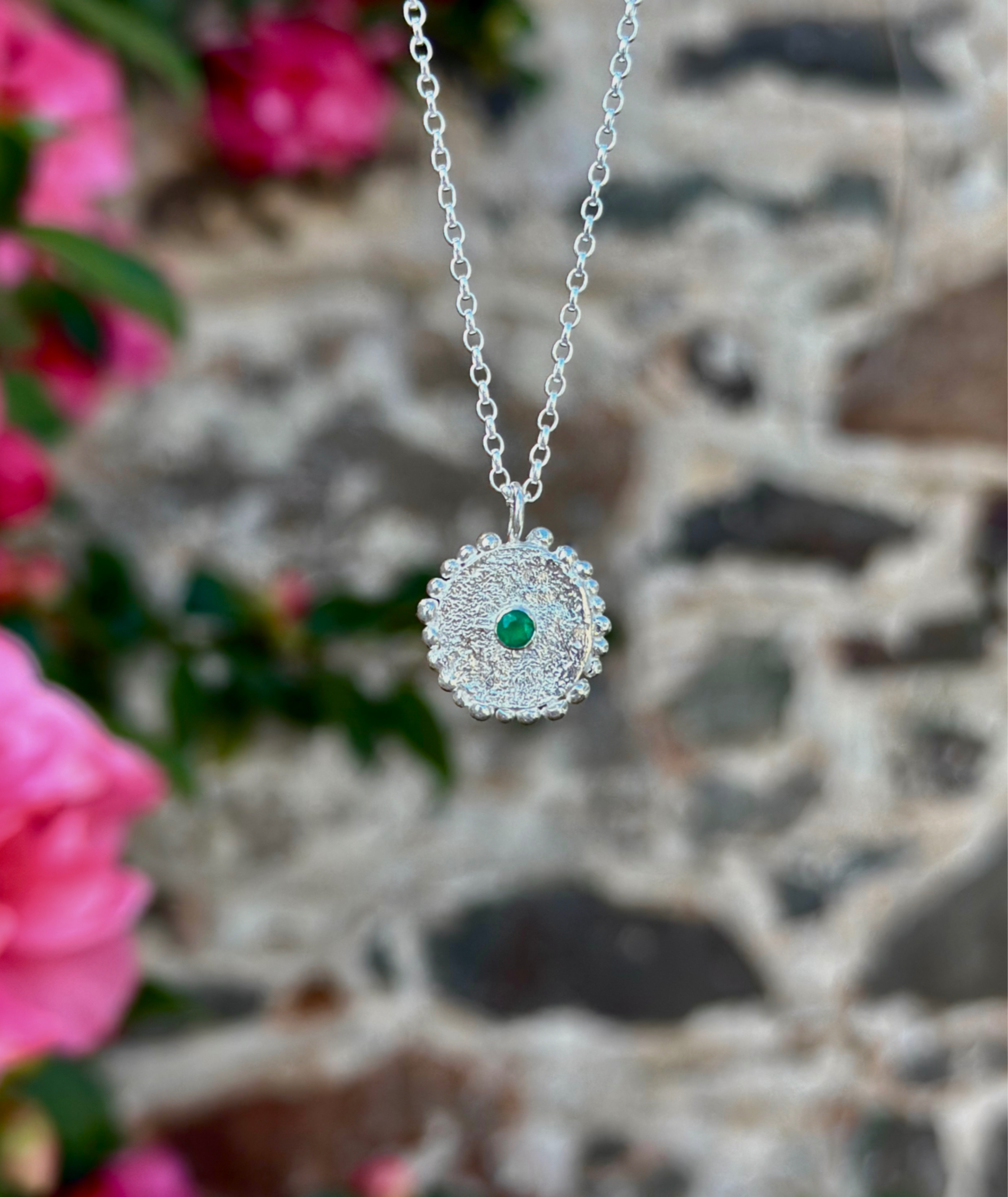 Textured Granulation Necklace