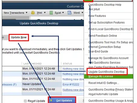 Procedure to Merge List Entries in QuickBooks Desktop