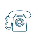 Phone icon for website