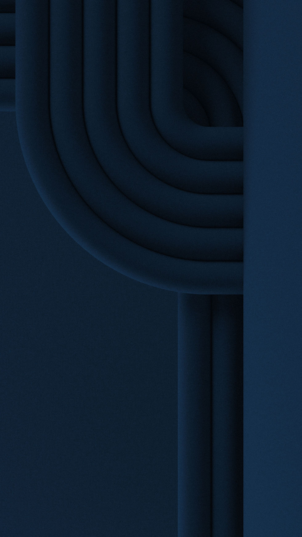 Blue Curved Tubes